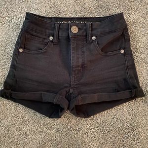 Black High Waisted American Eagle Shorts
